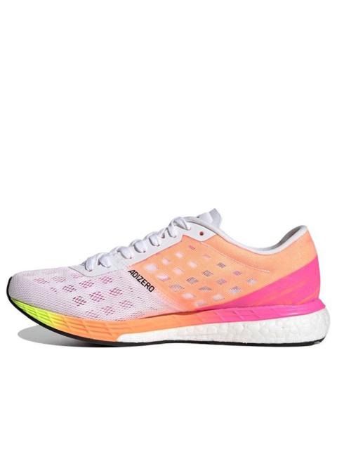 adidas (WMNS) adidas Adizero Boston 9 'White Screaming Pink' H68744