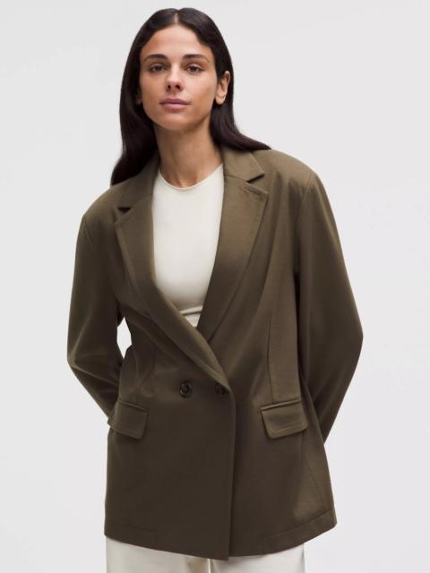 lululemon Brushed Twill Oversized Blazer
