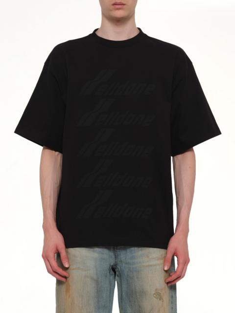 We11done Classic Front Logo T-Shirt in Black