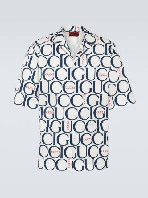 GUCCI Logo bowling shirt