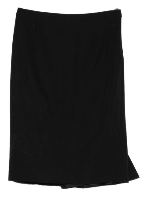 Marni asymmetric midi skirt