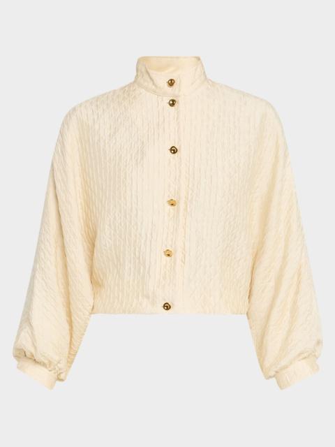 Loro Piana Benedetta Fluid Diamond Cloquet Jacket