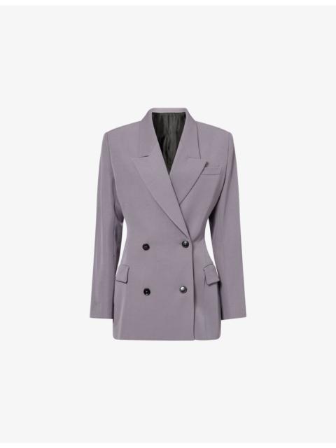 Alaïa Double-Breasted Tailored Wool Jacket