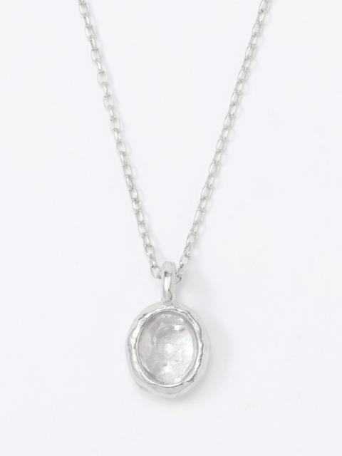 Ambush OVAL CUT STONE CHARM NECKLACE