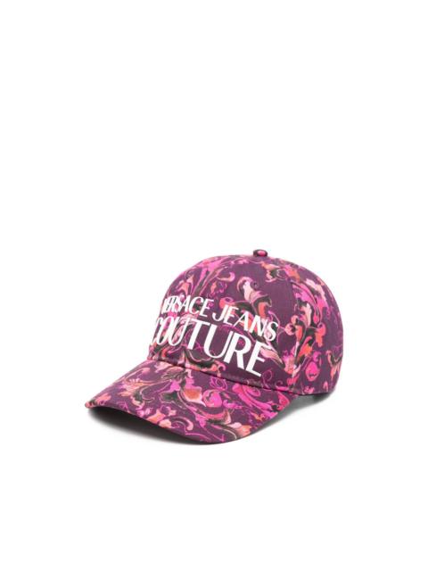 VERSACE JEANS COUTURE baroque-print baseball cap