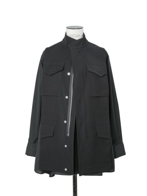 sacai Suiting x Crepe Back Satin Shirt