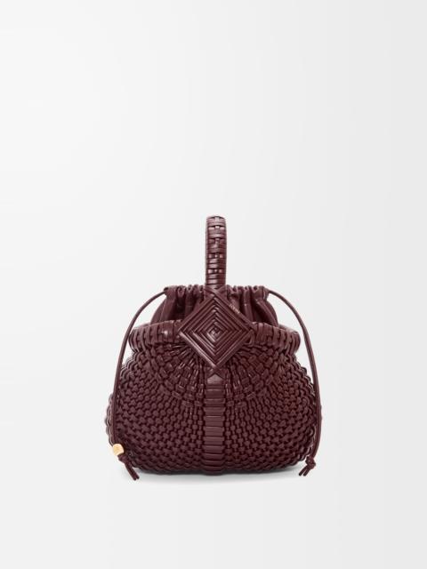 Loewe Mini Diamond round basket in calfskin