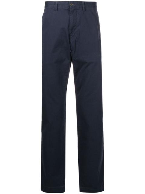 Polo Ralph Lauren logo-patch straight-leg trousers