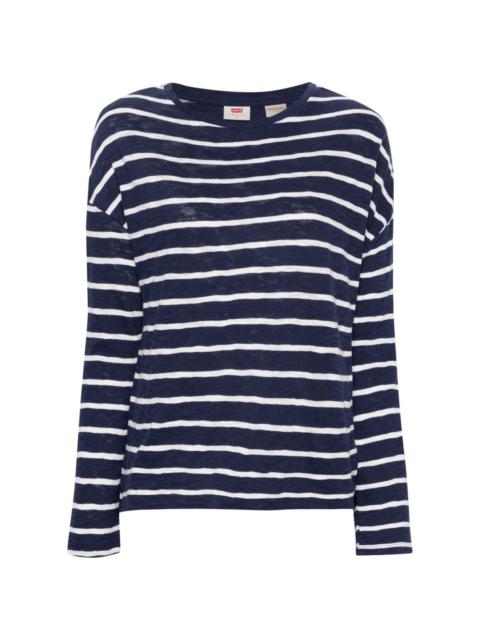 Margot striped cotton T-shirt