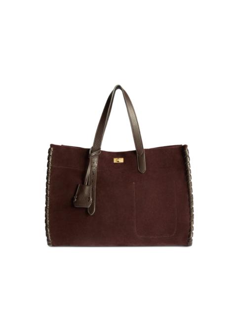 Anya Hindmarch Mortimer whipstitch-trim tote bag