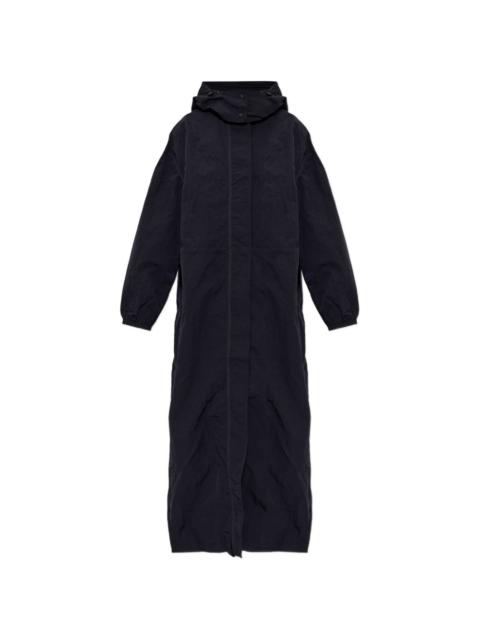 Diesel G-Aster-T1 hooded crinkled coat