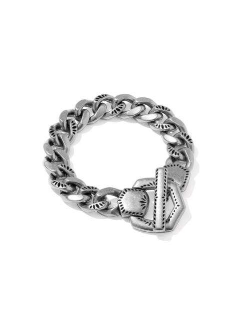 KENDRA SCOTT Keziah Vintage Silver Statement Link and Chain Bracelet