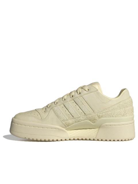 (WMNS) adidas Forum Bold Stripes 'Yellow Beige' ID3154