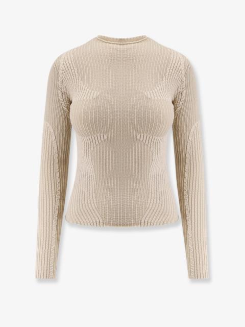 Tシャツ・カットソー ROA Wavy stretch cotton blend top Other Designers ROA - Roa Wavy Stretch Cotton Blend Top