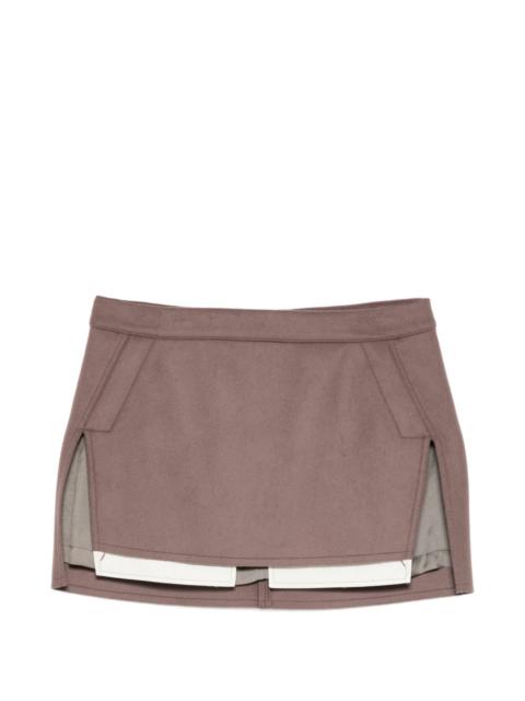 Rick Owens Fog mini skirt