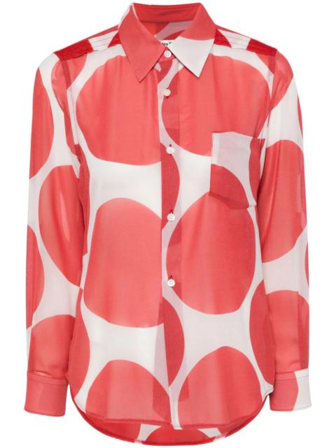 Polka Dot Pattern Shirt