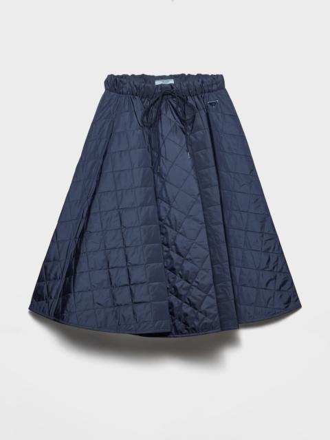 Prada Re-Nylon circle skirt