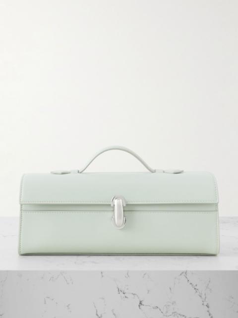 SAVETTE Slim Symmetry leather tote Mint