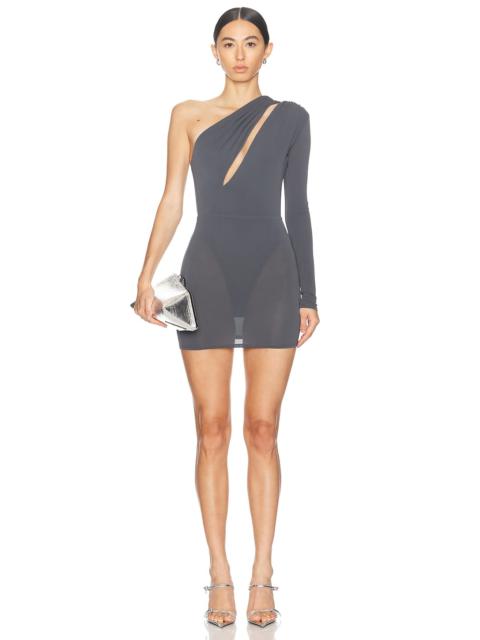 ALEX PERRY One Sleeve Mini Dress
