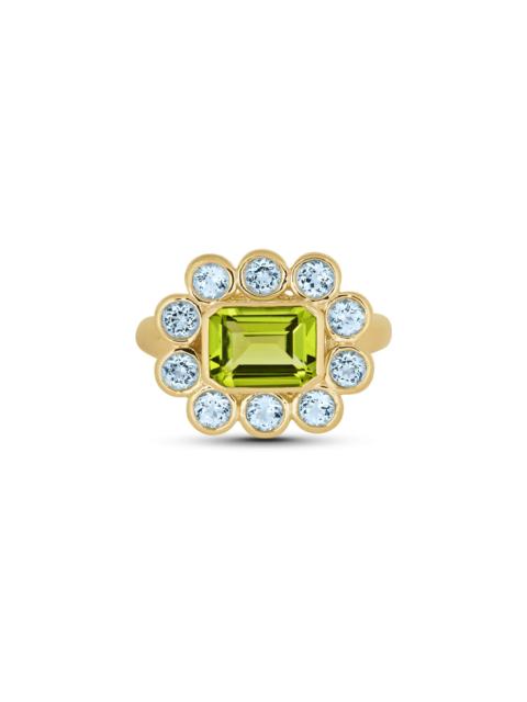 STONE AND STRAND Full Volume Pistacchio Spritz Vintage Ring