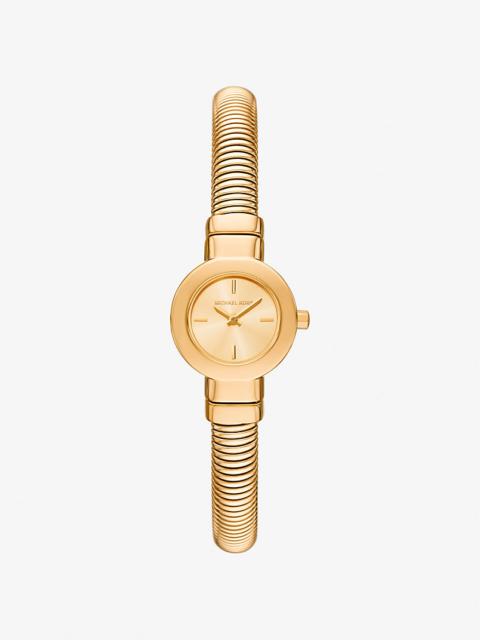 MICHAEL KORS Mini Gramercy Gold-Tone Watch