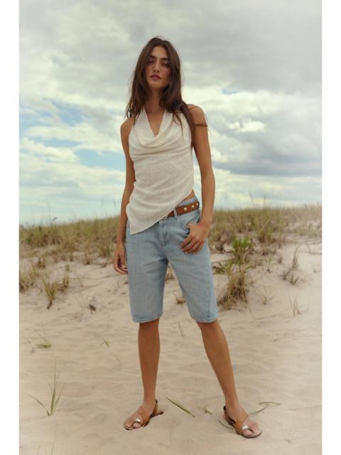 FREE PEOPLE Luna Eyelet Halter Top