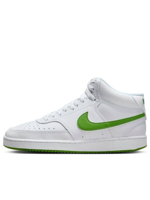 (WMNS) Nike Court Vision Mid 'White Green' CD5436-107