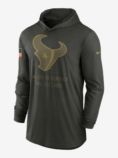 Nike Houston Texans Salute to Service Sideline Men’s Nike Dri-FIT NFL Long-Sleeve Hooded Top