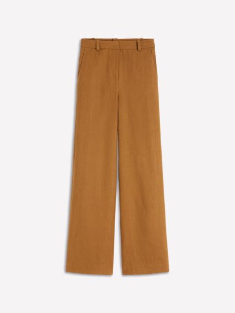 BODEN Belgravia Linen Pants-GINGERBREAD