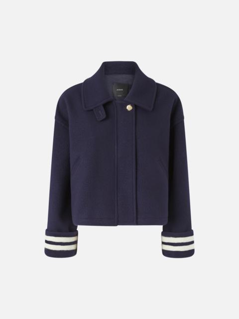 PINKO SHORT CLOTH PEA COAT