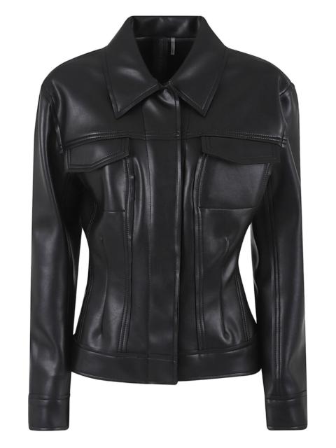 NORMA KAMALI faux-leather jacket