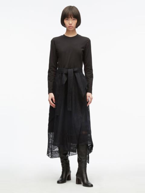 3.1 Phillip Lim Floral Organza T-Shirt Dress