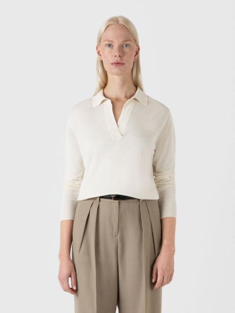 Sunspel Silk Polo