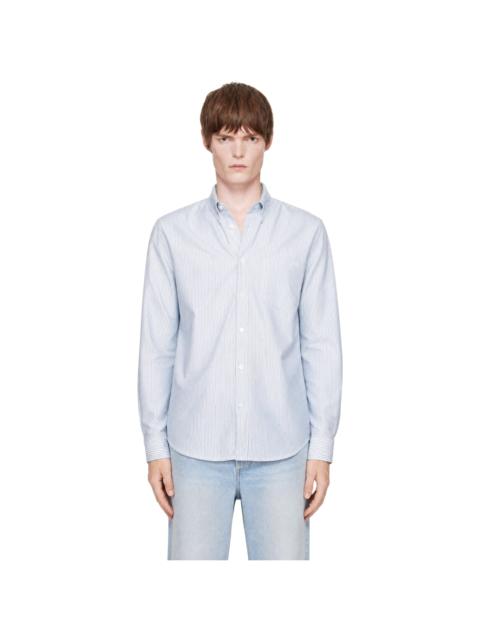 A.P.C. Green & White Greg Shirt