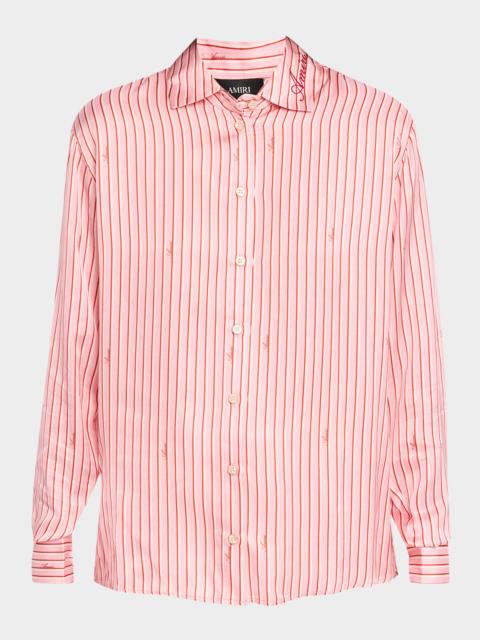 AMIRI Striped Button-Front Shirt