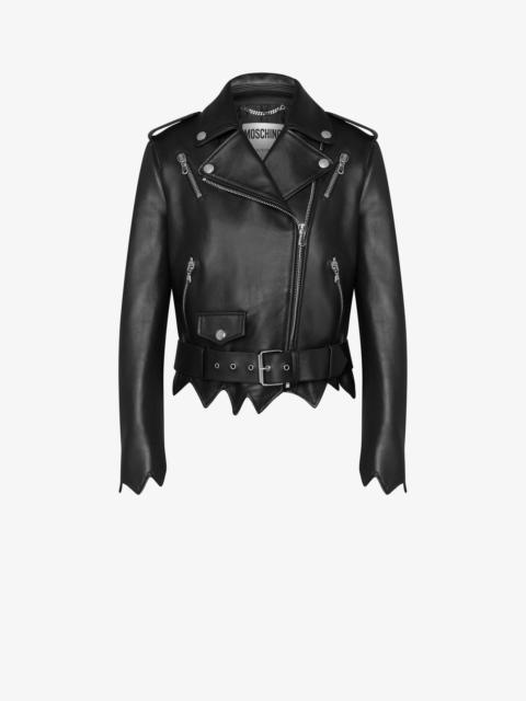 Moschino MOSCHINO X THE FLINTSTONES ™ NAPPA BIKER