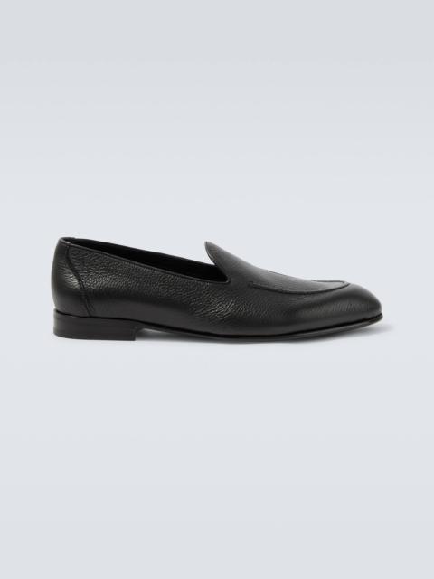 Brioni Appia leather loafers