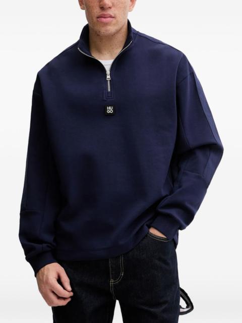 HUGO Danovotop zip-fastening sweater