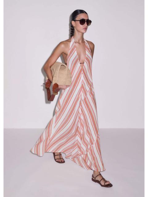 ME+EM Halter Maxi Beach Dress