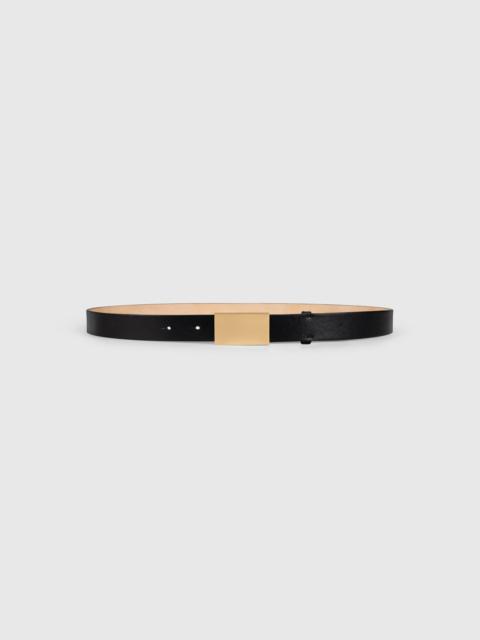 Victoria Beckham Portofino Mirror Belt Jumbo 30mm Shiny Calf Leather