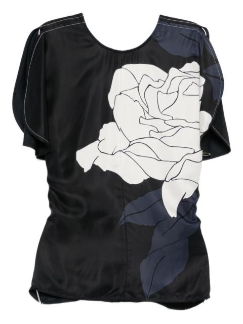 Victoria Beckham floral-print blouse