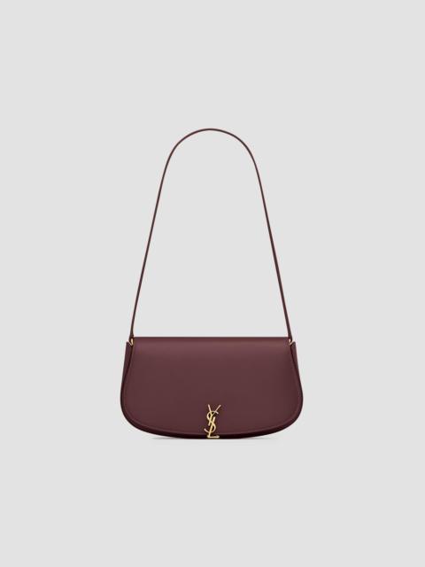 SAINT LAURENT Women's Mini Voltaire Shoulder Bag in Box - Rouge Cabernet