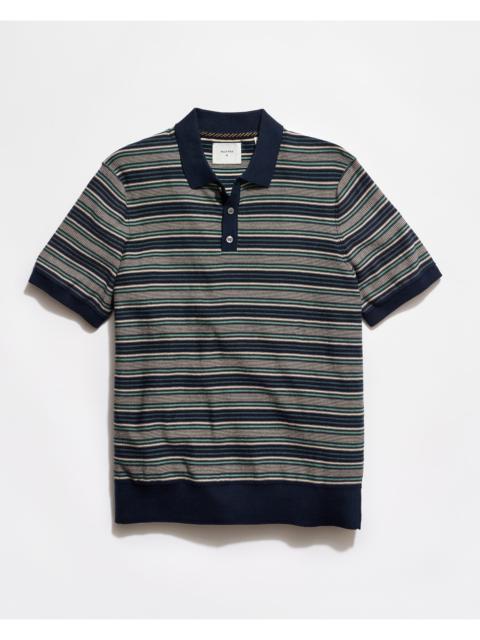 Billy Reid Vintage Stripe Sweater Polo