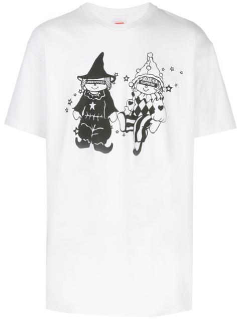 Supreme contrast print T-shirt