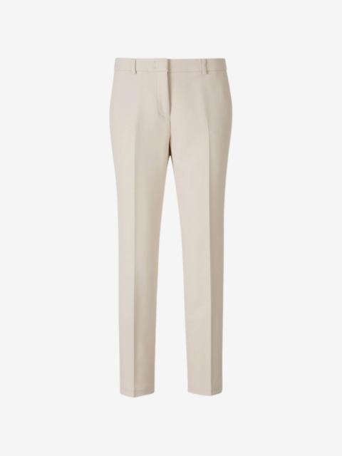 PESERICO pressed-crease straight-leg trousers
