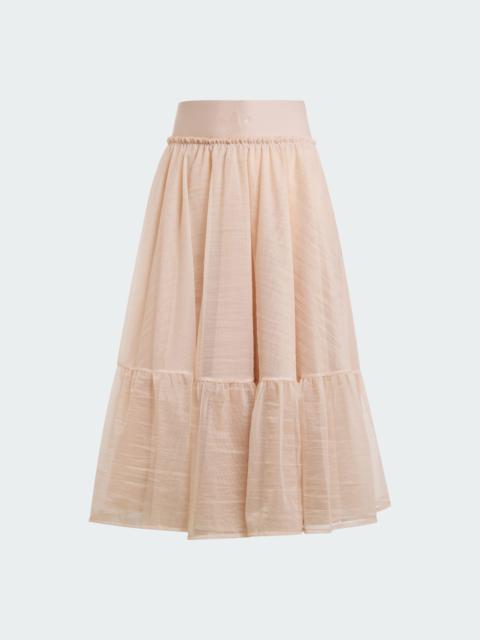 Waistband Tulle Maxi Skirt