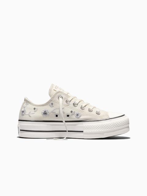 Converse Chuck Taylor All Star Lift Platform Sequin Flowers