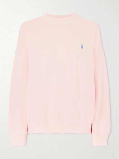 Polo Ralph Lauren Embroidered Cotton-blend Jersey Sweatshirt