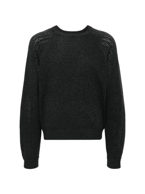 crew-neck wool-cashmere jumper