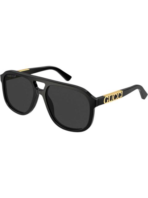 GUCCI Gucci Aviator Sunglasses Black (GG1188S 001)